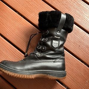 RUDSAK ATELIER NOIR winter boots, leather and fur, so warm